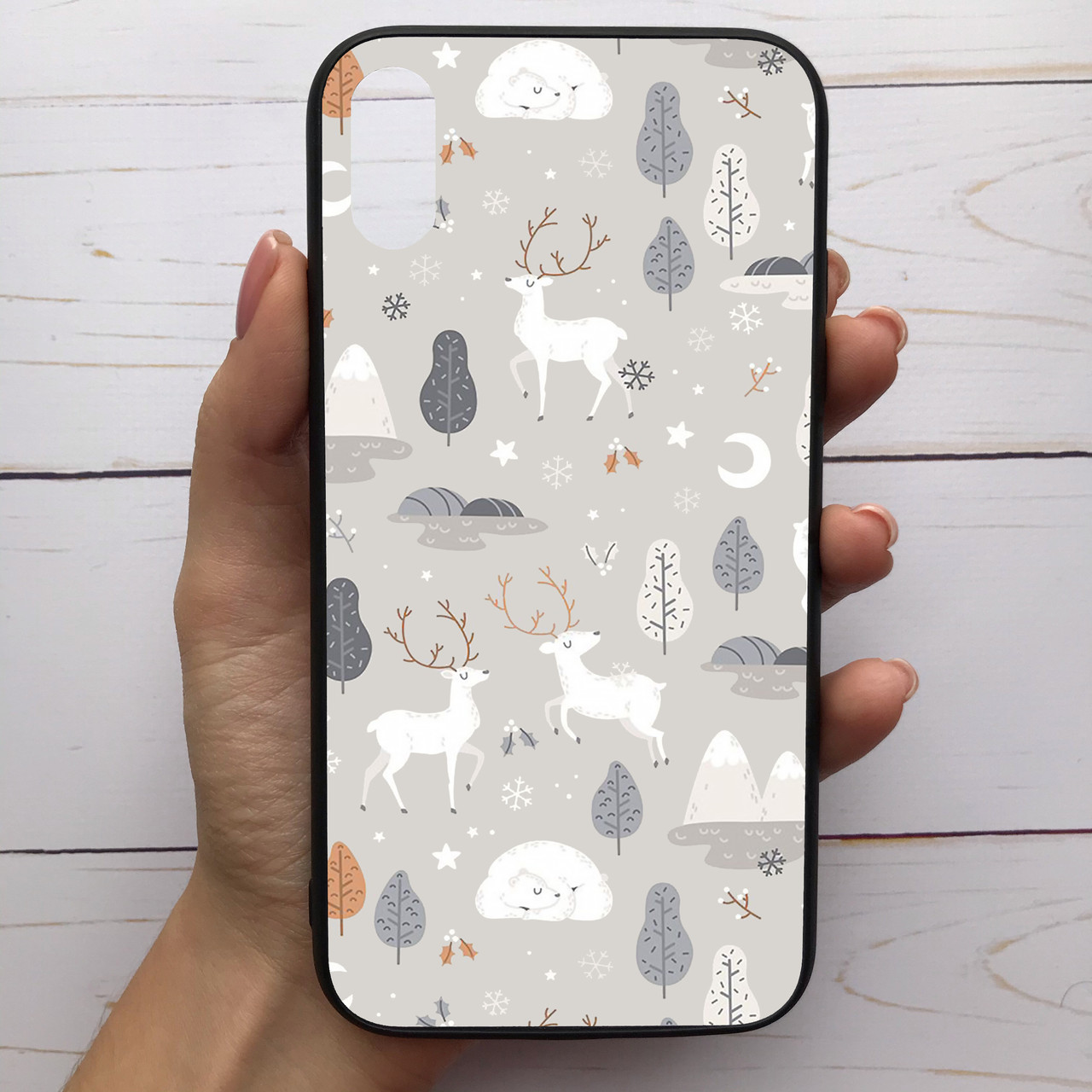 ͛ Чехол-накладка силиконовый для Apple iPhone X / Xs с рисунком принтом Зимние животные M-289001, Разные цвета
͛ Чехол-накладка силиконовый для Apple iPhone X / Xs с рисунком принтом Зимние животные M-289001, Разные цвета