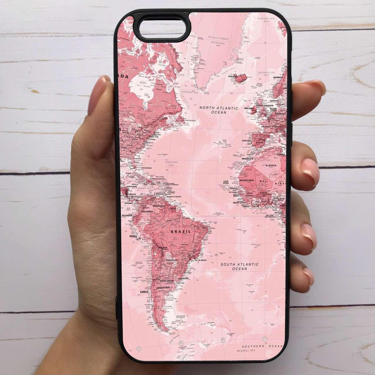 ̂ Чехол-накладка силиконовый для Apple iPhone 6 / 6s с рисунком принтом Розовая карта мира M-284380, Разные цвета
̂ Чехол-накладка силиконовый для Apple iPhone 6 / 6s с рисунком принтом Розовая карта мира M-284380, Разные цвета