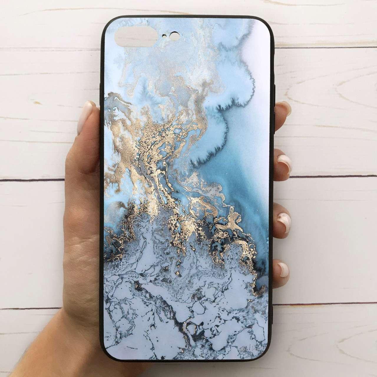 ̂ Чехол-накладка силиконовый для Apple iPhone 7 Plus / 8 Plus с рисунком принтом Мрамор голубой с золотистым, Разные цвета
̂ Чехол-накладка силиконовый для Apple iPhone 7 Plus / 8 Plus с рисунком принтом Мрамор голубой с золотистым, Разные цвета