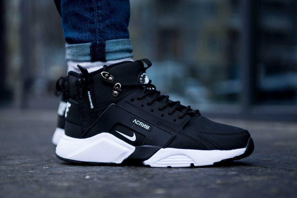 Мужские зимние кроссовки Nike Air HuaracheX Acronym City MID-Winter Black & White / Найк Аир Хуарачи Черные 44
Мужские зимние кроссовки Nike Air HuaracheX Acronym City MID-Winter Black & White / Найк Аир Хуарачи Черные 44