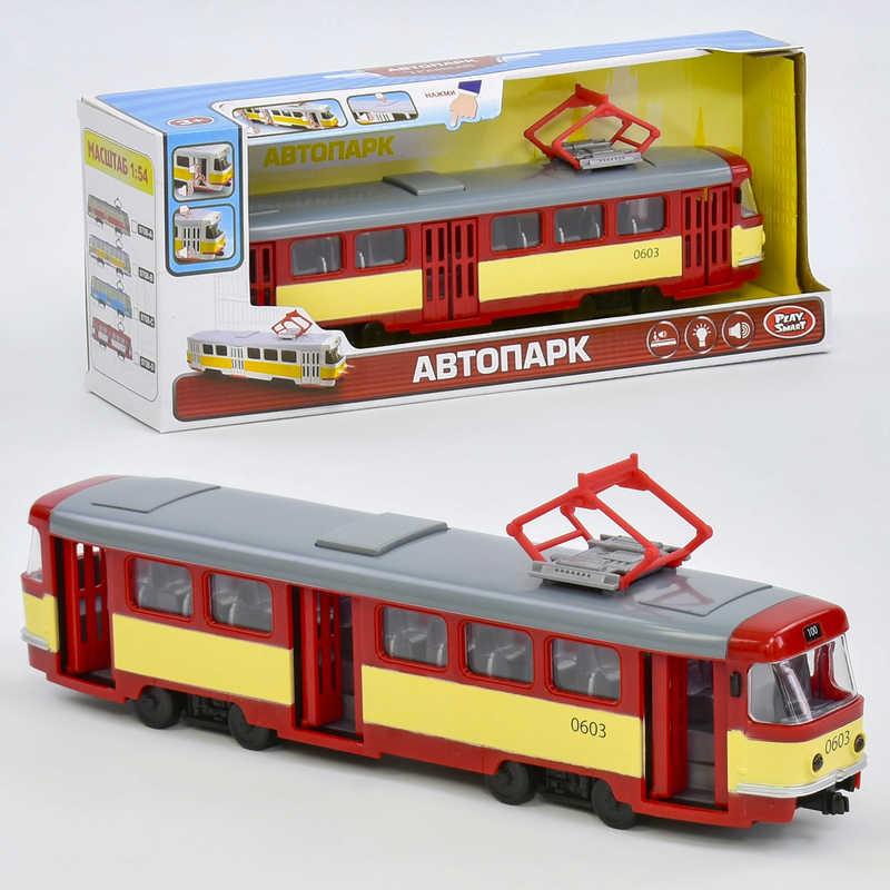 Модель трамвай PLAY SMART 9708D "Автопарк" инерц.откр.дв.свет,зв.кор.20*5,7*7,7 ш.к./24/
Модель трамвай PLAY SMART 9708D "Автопарк" инерц.откр.дв.свет,зв.кор.20*5,7*7,7 ш.к./24/