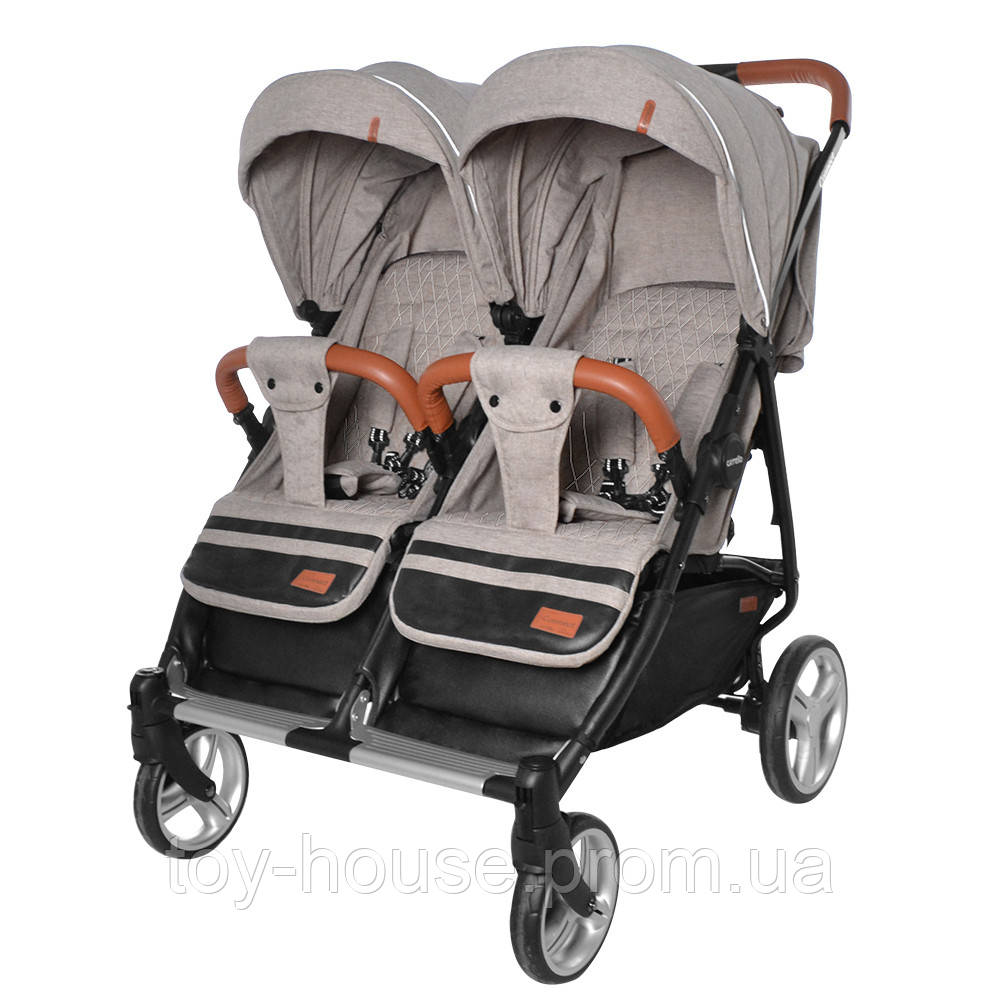 Коляска прогулочная CARRELLO Connect CRL-5502 Cotton Beige для двойни, в льне +дождевик, Бежевый
Коляска прогулочная CARRELLO Connect CRL-5502 Cotton Beige для двойни, в льне +дождевик, Бежевый