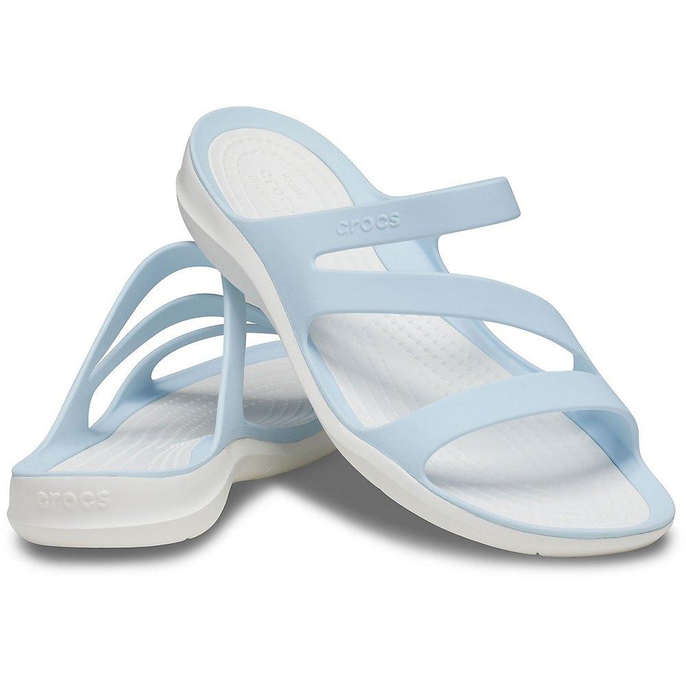 Женские шлепанцы Crocs Swiftwater Sandal, оригинал (203998) 37, нежно-голубой
Женские шлепанцы Crocs Swiftwater Sandal, оригинал (203998) 37, нежно-голубой
