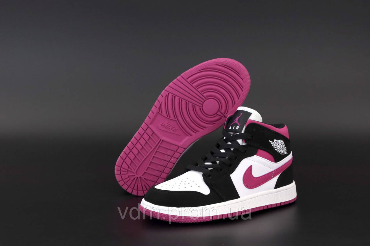 Кроссовки женские Air Jordan 1 Retro в стиле Аир Джордан , натуральная кожа код KD-KD-12486. Белые с розовым, Белый
Кроссовки женские Air Jordan 1 Retro в стиле Аир Джордан , натуральная кожа код KD-KD-12486. Белые с розовым, Белый