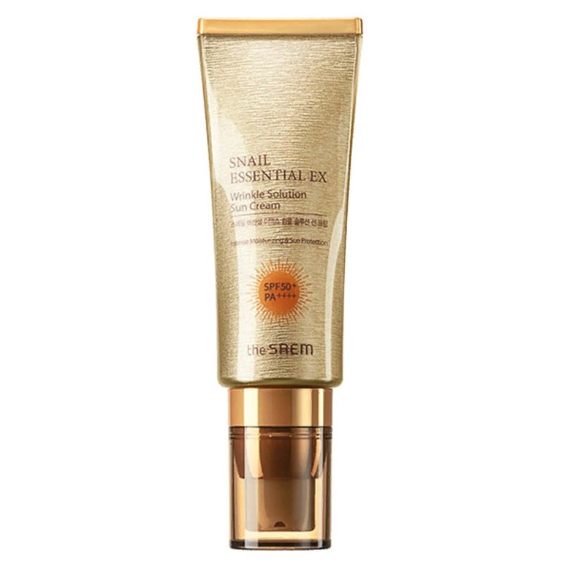 Улиточный солнцезащитный крем The Saem Snail Essential EX Wrinkle Solution Sun Cream SPF50+ PA++++ 40 мл
Улиточный солнцезащитный крем The Saem Snail Essential EX Wrinkle Solution Sun Cream SPF50+ PA++++ 40 мл