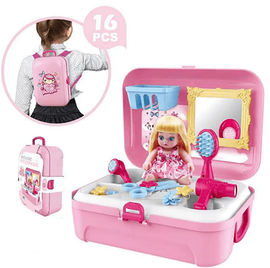 Портативный рюкзак Cosmetics toy | Игровой набор для девочки | Косметический набор для детей
Портативный рюкзак Cosmetics toy | Игровой набор для девочки | Косметический набор для детей