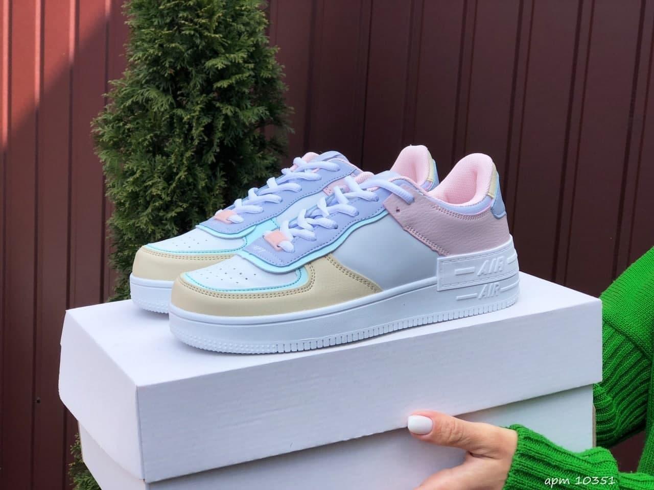Кроссовки женские Nike Air Force 1 Shadow (серые с синим). Реплика! Повседневная кожаная обувь. 10359 39, Серый
Кроссовки женские Nike Air Force 1 Shadow (серые с синим). Реплика! Повседневная кожаная обувь. 10359 39, Серый