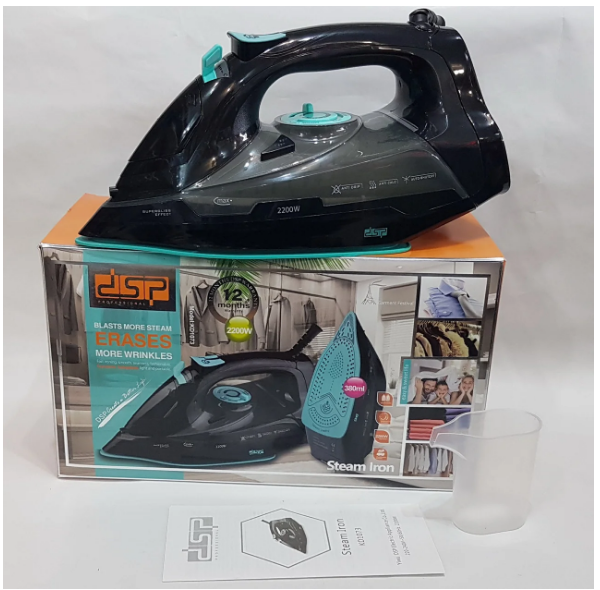 Утюг паровой DSP KD1073 керамическая подошва (2200 W ), дорожный, бытовой, электрический, с парогенератором
Утюг паровой DSP KD1073 керамическая подошва (2200 W ), дорожный, бытовой, электрический, с парогенератором
