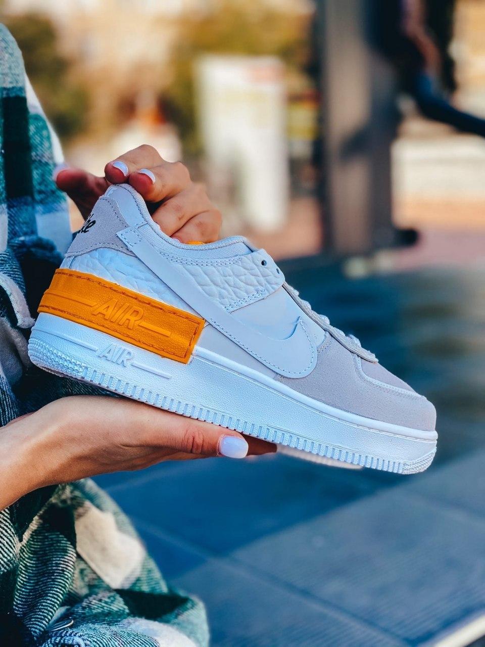 Nike Air Force 1 Shadow Женские осенние серые кожаные кроссовки. Женские кроссовки на шнурках, Black
Nike Air Force 1 Shadow Женские осенние серые кожаные кроссовки. Женские кроссовки на шнурках, Black