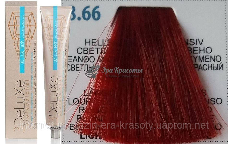 Стойкая крем.краска для волос 8.66 светлый блондин насыщенно красный 3DeLuXe Professional, 100 мл
Стойкая крем.краска для волос 8.66 светлый блондин насыщенно красный 3DeLuXe Professional, 100 мл