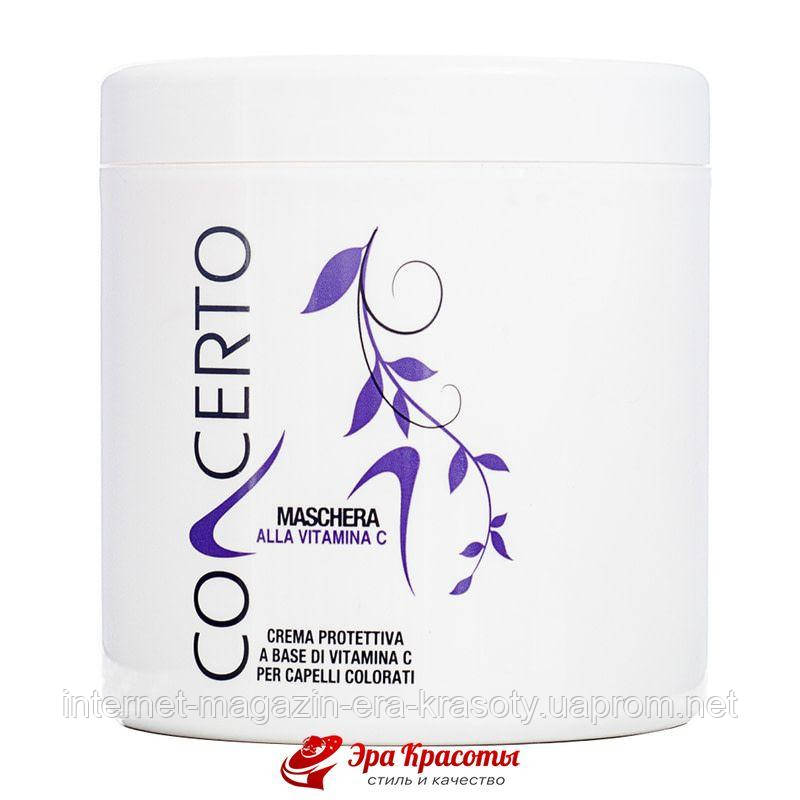 Маска для окрашенных волос с витамином С Concerto Vitamin C Based Mask Punti di Vista, 1000 мл
Маска для окрашенных волос с витамином С Concerto Vitamin C Based Mask Punti di Vista, 1000 мл