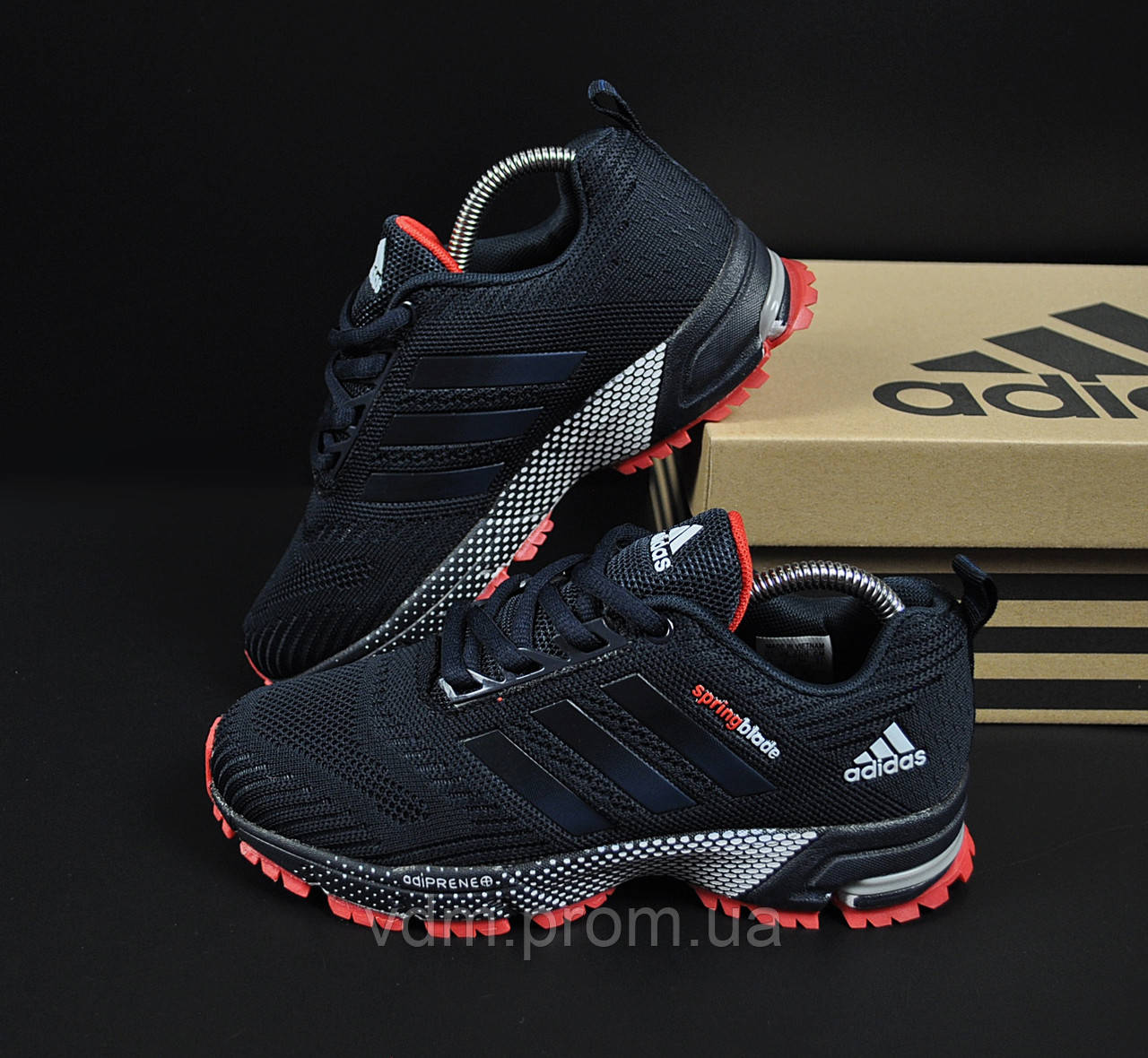 Кроссовки женские Adidas Springblade в стиле Adidas, текстиль, код KR-20906. Синие 41, Синий
Кроссовки женские Adidas Springblade в стиле Adidas, текстиль, код KR-20906. Синие 41, Синий