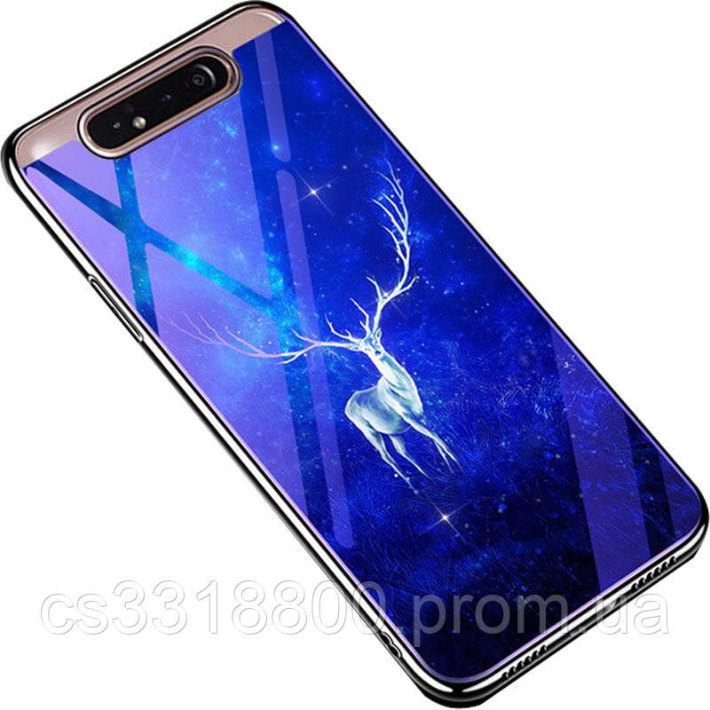 TPU+Glass чехол Fantasy с глянцевыми торцами для Samsung Galaxy A80, Олень / бирюзовый
TPU+Glass чехол Fantasy с глянцевыми торцами для Samsung Galaxy A80, Олень / бирюзовый