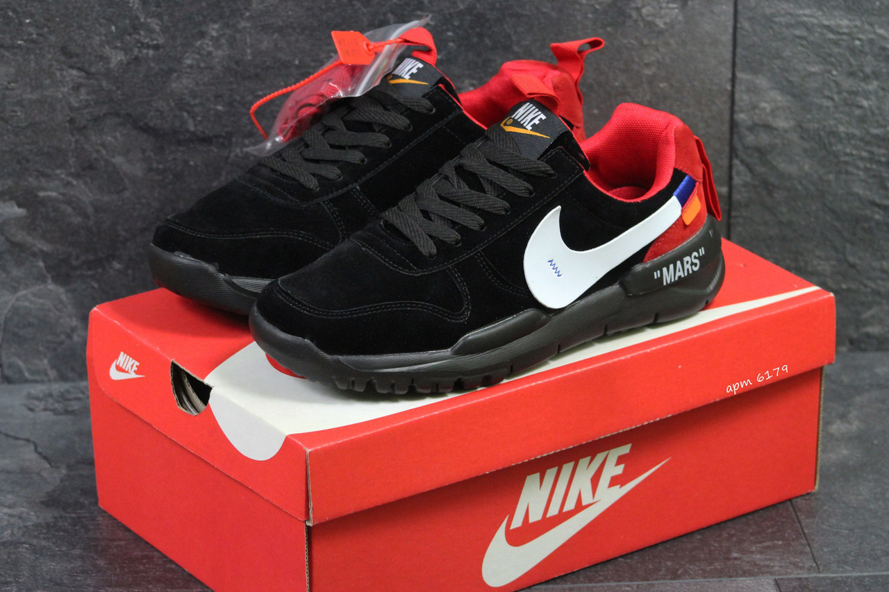 Кроссовки NIKE off White Mars черные с красным всесезонные найк спортивные для тренажерного зала 44, Черный
Кроссовки NIKE off White Mars черные с красным всесезонные найк спортивные для тренажерного зала 44, Черный
