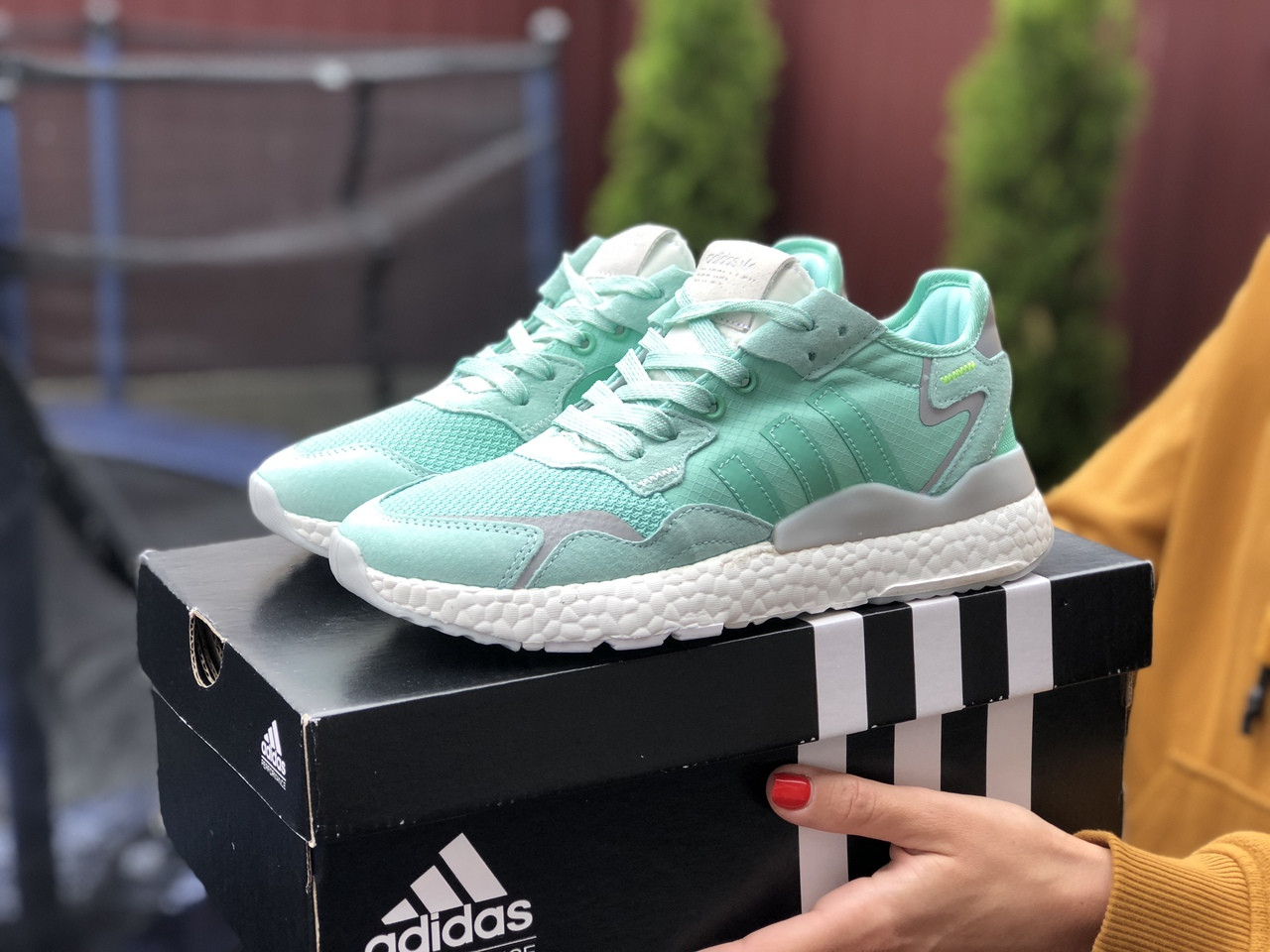 Кроссовки Adidas Nite Jogger Boost 3M мятные легкие адидас лимитированные для ходьбы, Зелёный
Кроссовки Adidas Nite Jogger Boost 3M мятные легкие адидас лимитированные для ходьбы, Зелёный