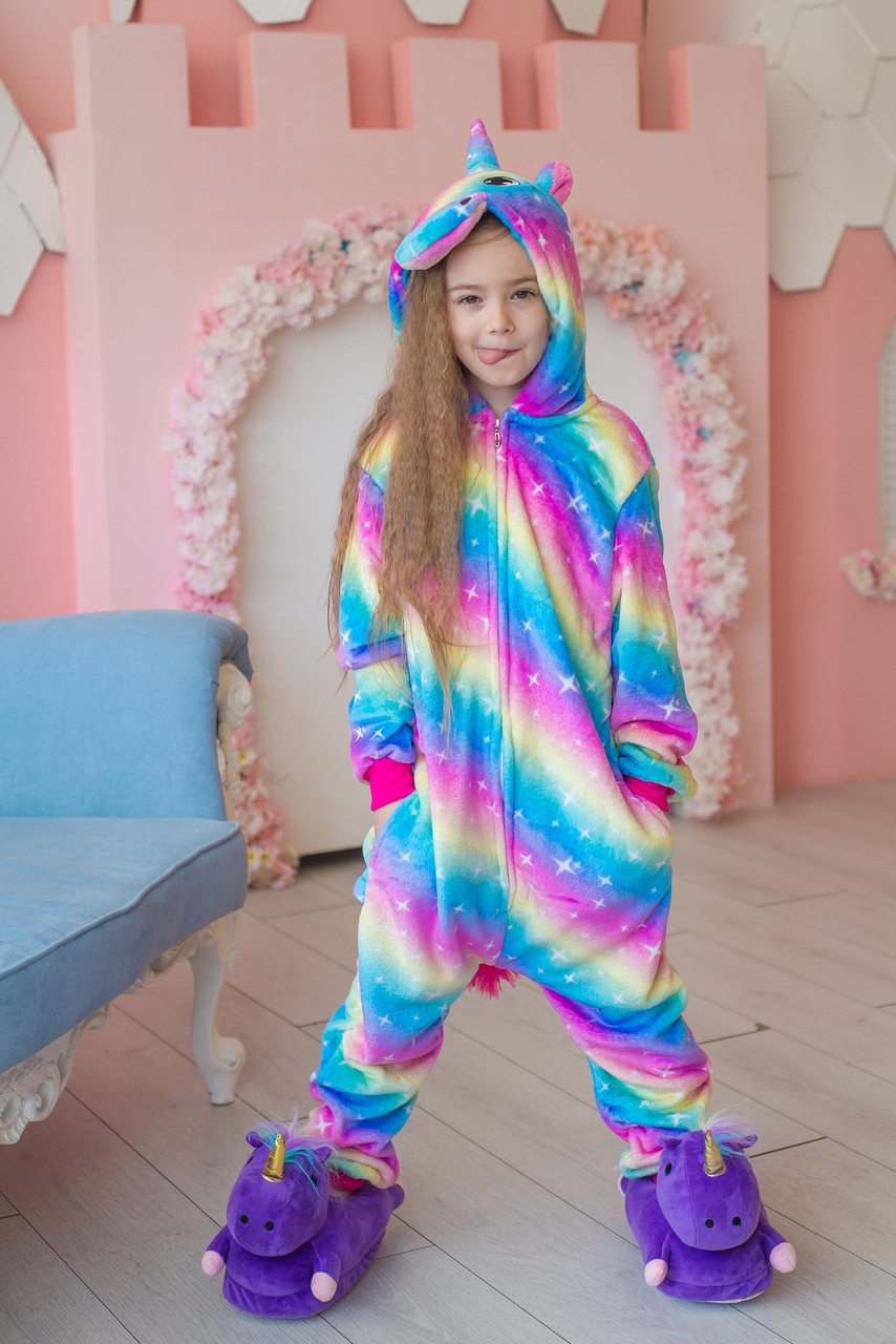 Пижама Кигуруми детская BearWear Единорог северное сияние на молнии XL 135 - 145 см Разноцветный, КОД: 2400711
Пижама Кигуруми детская BearWear Единорог северное сияние на молнии XL 135 - 145 см Разноцветный, КОД: 2400711
