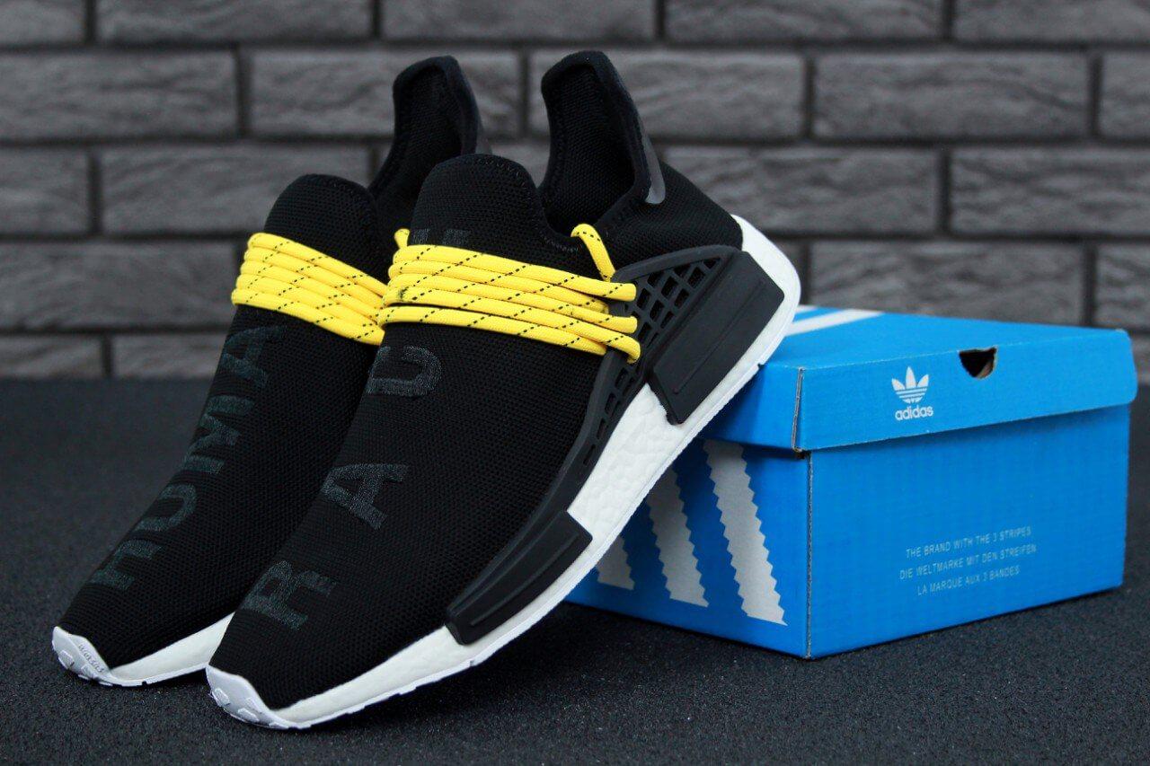 Кроссовки Adidas Nmd Human Race Men Core Black (Мужские летние Адидас черно-желтые), Черный
Кроссовки Adidas Nmd Human Race Men Core Black (Мужские летние Адидас черно-желтые), Черный