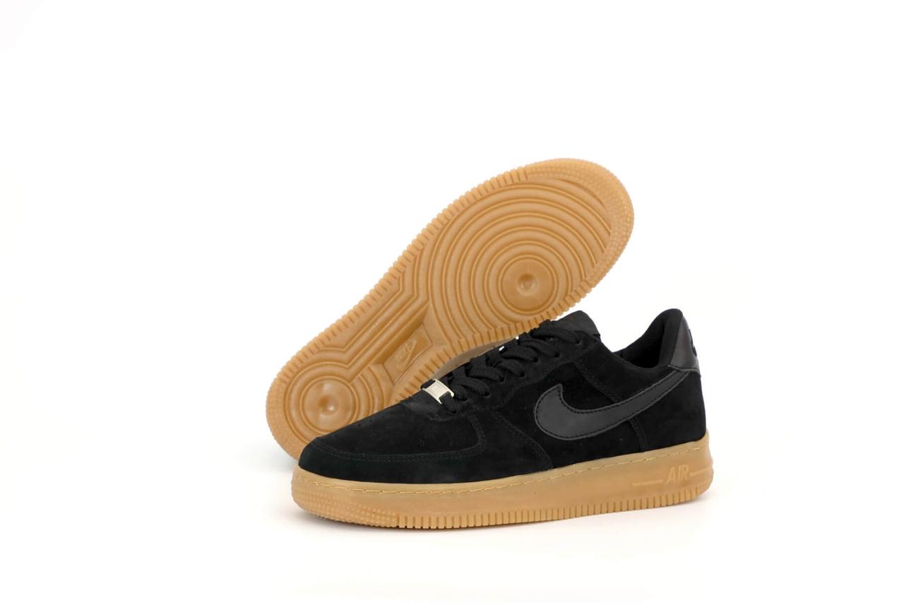 Мужские замшевые кроссовки Nike Air Force 1 Low Black Gum Suede (Кроссовки Найк Аир Форс низкие черные) 43, Черный
Мужские замшевые кроссовки Nike Air Force 1 Low Black Gum Suede (Кроссовки Найк Аир Форс низкие черные) 43, Черный