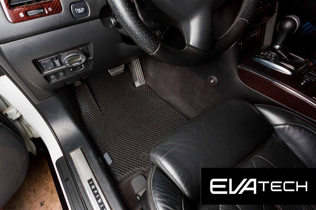 Коврики в салон EVAtech для Infiniti FX, QX70, 2 поколение (S51), (08-… ) EVA полимерные черные, Черный
Коврики в салон EVAtech для Infiniti FX, QX70, 2 поколение (S51), (08-… ) EVA полимерные черные, Черный