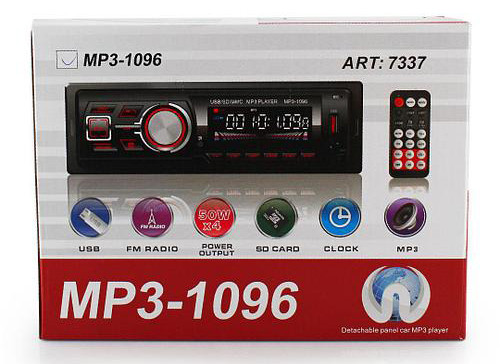Автомагнитола 1096BT - Bluetooth MP3 Player, FM, USB, microSD, AUX - СЪЕМНАЯ панель
Автомагнитола 1096BT - Bluetooth MP3 Player, FM, USB, microSD, AUX - СЪЕМНАЯ панель