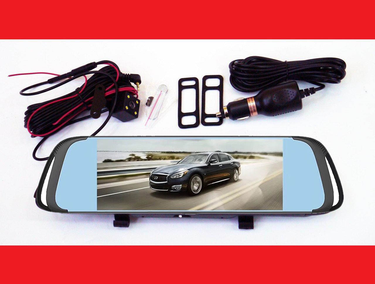 DVR D038 Full HD Дзеркало з відео реєстратором з камерою заднього виду. 6,8" Сенсорний екран
DVR D038 Full HD Дзеркало з відео реєстратором з камерою заднього виду. 6,8" Сенсорний екран