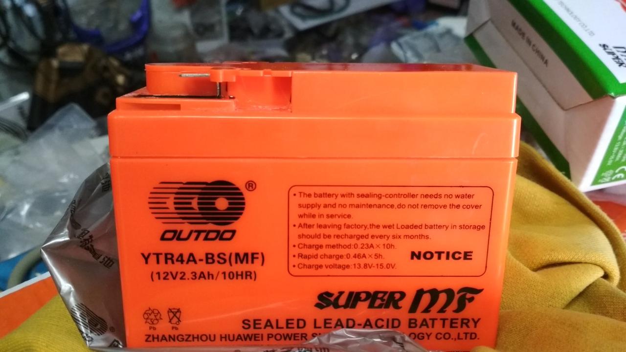 Аккумулятор мото YTR4A-BS 12V/2.3Ah широкая таблетка оранжевая 85x49x114 OUTDO
Аккумулятор мото YTR4A-BS 12V/2.3Ah широкая таблетка оранжевая 85x49x114 OUTDO