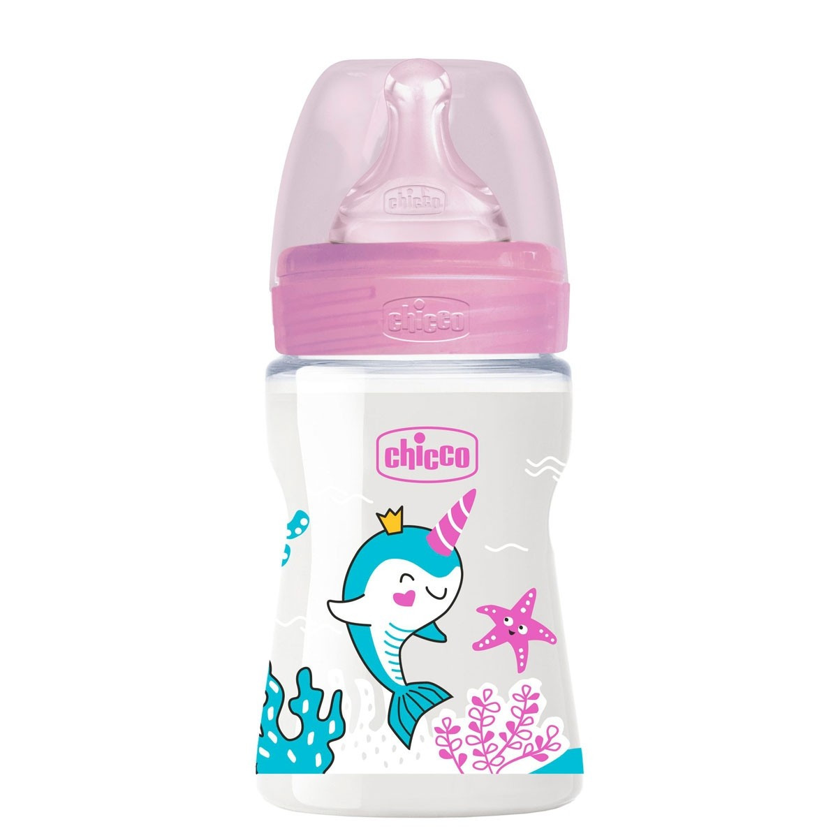 Детская бутылочка для кормления Well Being Colours Chicco 150 мл 0м+ Розовая, Розовый
Детская бутылочка для кормления Well Being Colours Chicco 150 мл 0м+ Розовая, Розовый