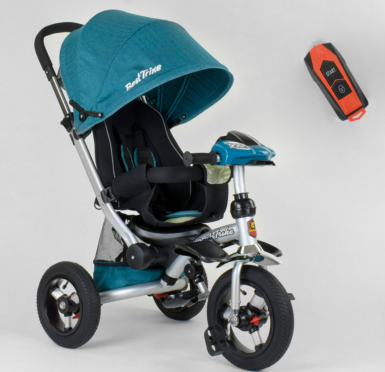 Трехколесный велосипед с поворотным сиденьем Best Trike 698 / 30-505, НАДУВНЫЕ КОЛЕСА, с фарой
Трехколесный велосипед с поворотным сиденьем Best Trike 698 / 30-505, НАДУВНЫЕ КОЛЕСА, с фарой
