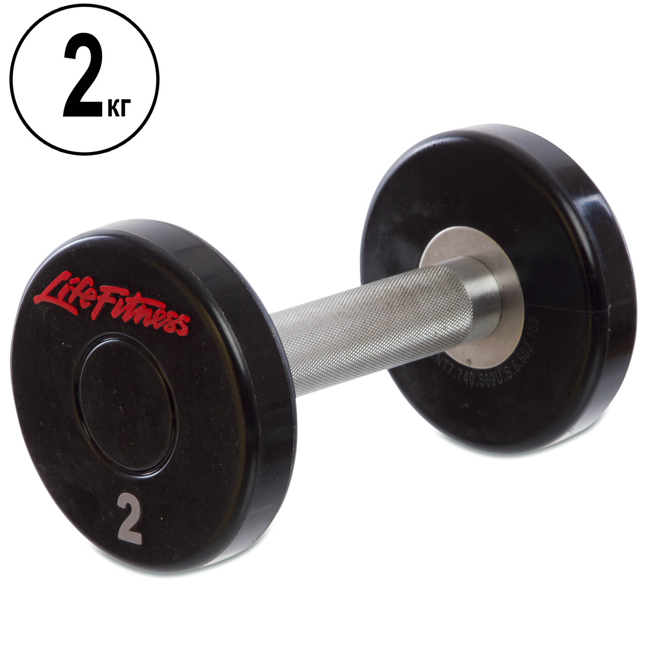 Гантель цельная профессиональная Life Fitness (1шт) 2кг (полиуретановое покрытие, вес 2кг
Гантель цельная профессиональная Life Fitness (1шт) 2кг (полиуретановое покрытие, вес 2кг