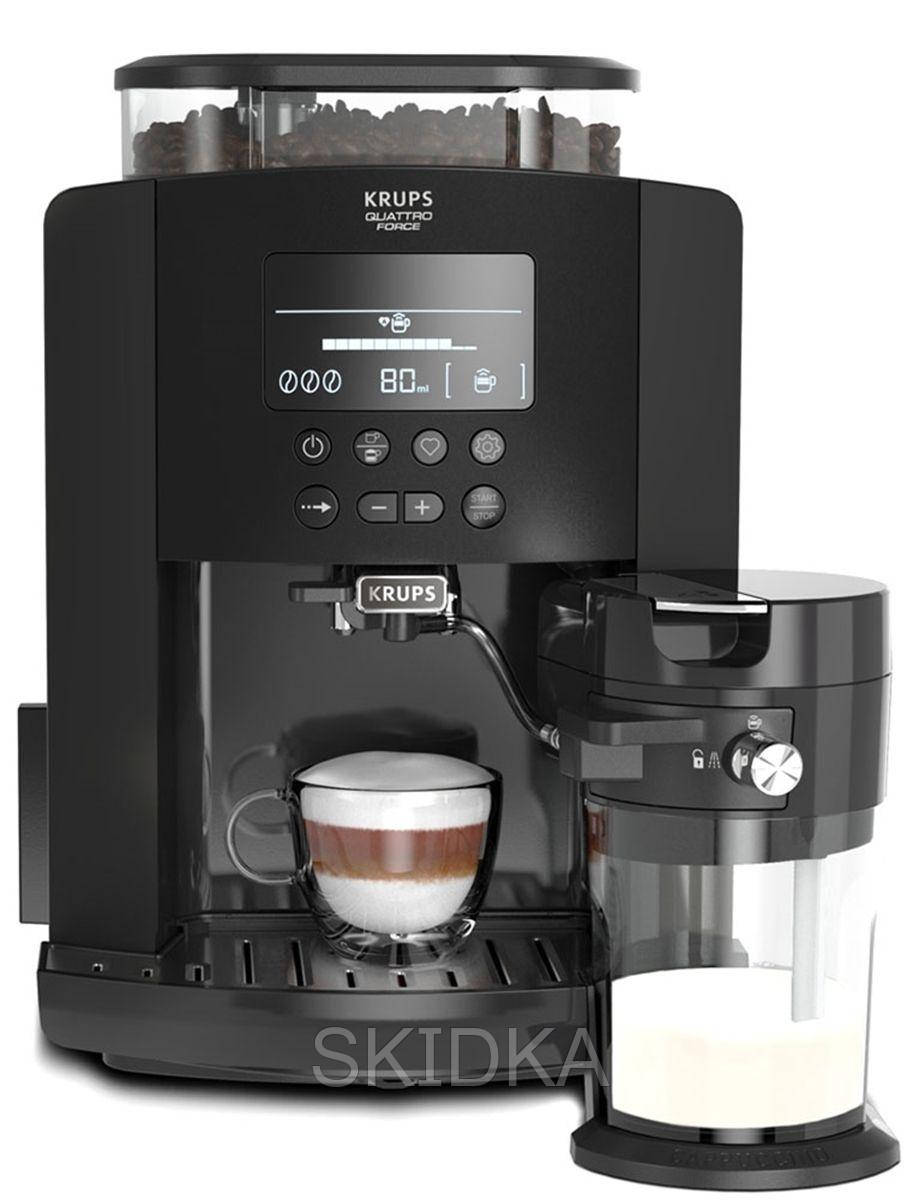 Кофемашина KRUPS Arabica Latte EA819N10 + Очиститель молочной системы KRUPS XS900031+подписка PREMIUM за 1
Кофемашина KRUPS Arabica Latte EA819N10 + Очиститель молочной системы KRUPS XS900031+подписка PREMIUM за 1