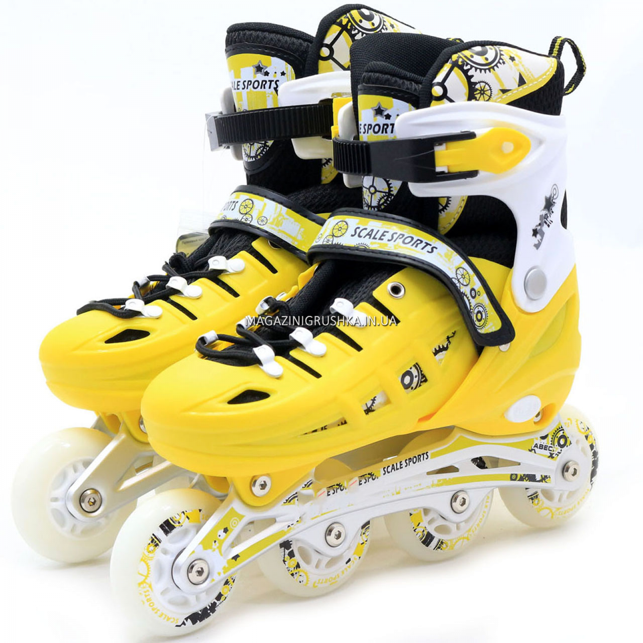Роликовые коньки Scale Sports Желтые, размер 39-42, металл, светящиеся колёса ПУ LF905L
Роликовые коньки Scale Sports Желтые, размер 39-42, металл, светящиеся колёса ПУ LF905L