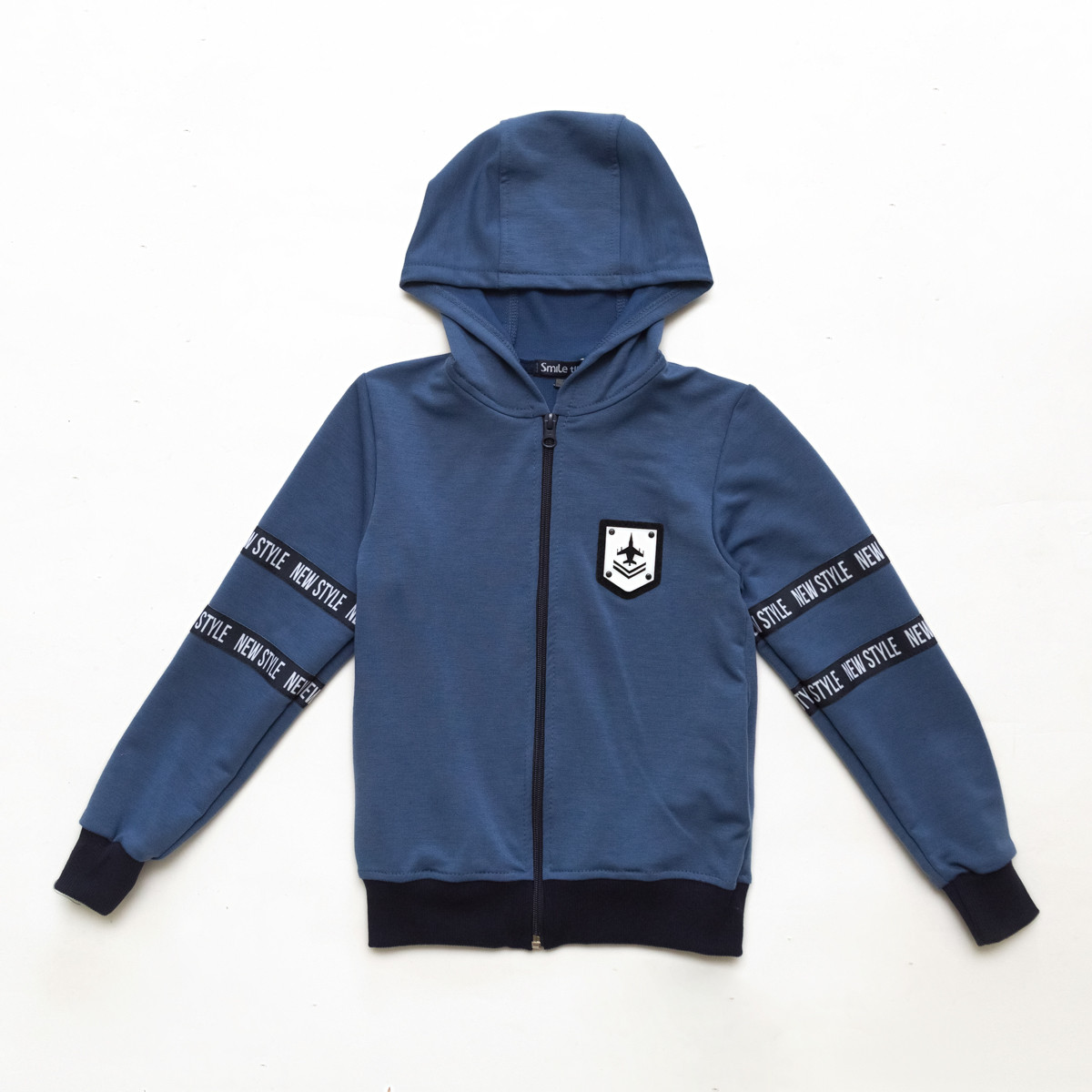 Кофта на молнии для мальчика р.98,104,110,116,122 SmileTime детская NewStyle, индиго 122
Кофта на молнии для мальчика р.98,104,110,116,122 SmileTime детская NewStyle, индиго 122