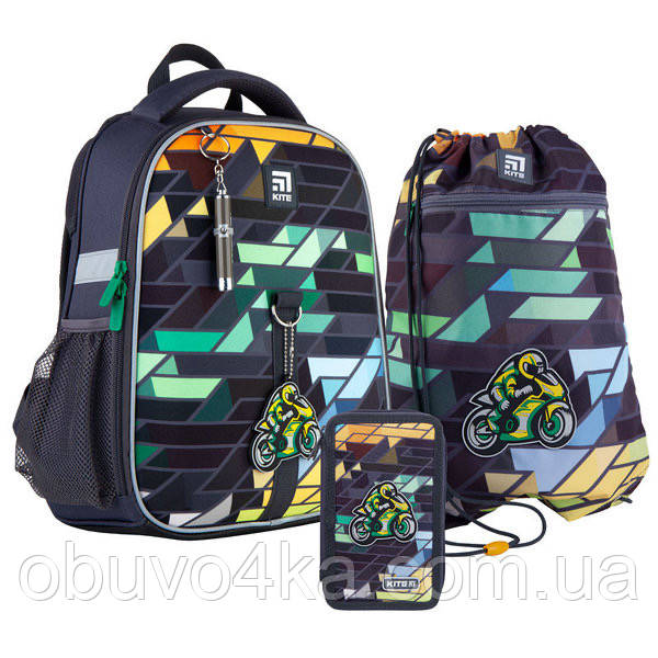 Набор Kite рюкзак + пенал + сумка для обуви Motorbike SET_K21-555S-2, Разные цвета
Набор Kite рюкзак + пенал + сумка для обуви Motorbike SET_K21-555S-2, Разные цвета