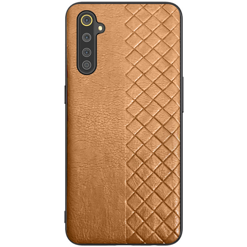 Противоударный Защитный Кожаный Чехол - Накладка Epik WeaveSide PU для Realme 6 Pro Термополиуретановый, Коричневый
Противоударный Защитный Кожаный Чехол - Накладка Epik WeaveSide PU для Realme 6 Pro Термополиуретановый, Коричневый
