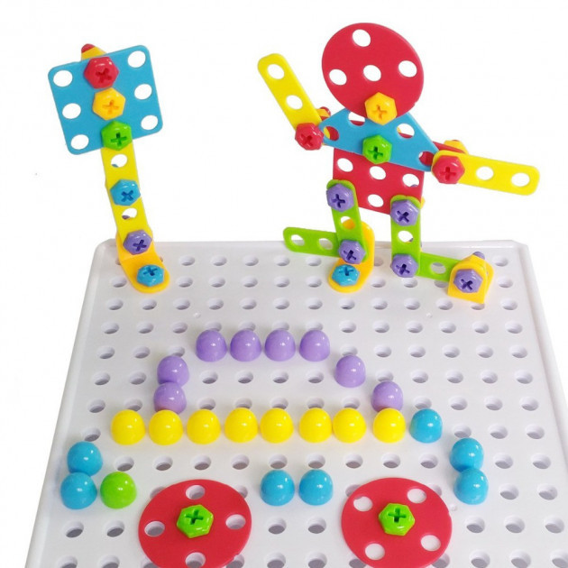 3D Пазл TU LE HUI Creativ Puzzle конструктор "Болтовая мозаика" с электроотверткой 4 в 1 193 шт (SUN0598)
3D Пазл TU LE HUI Creativ Puzzle конструктор "Болтовая мозаика" с электроотверткой 4 в 1 193 шт (SUN0598)