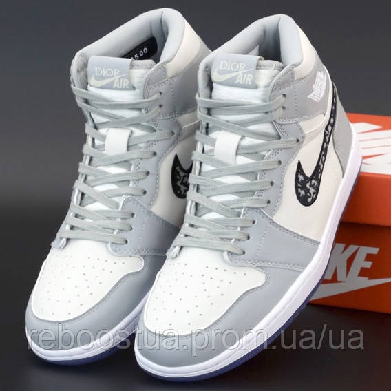 Жіночі кросівки Nike Air Jordan 1 High x Dior, шкіра, сірий, білий, В'єтнам 40, Разные цвета
Жіночі кросівки Nike Air Jordan 1 High x Dior, шкіра, сірий, білий, В'єтнам 40, Разные цвета