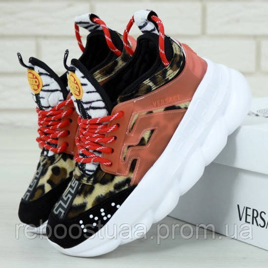 Жіночі кросівки Versace Chain Reaction, бежевий, білий, чорний, помаранчевий, Італія 38, Разные цвета
Жіночі кросівки Versace Chain Reaction, бежевий, білий, чорний, помаранчевий, Італія 38, Разные цвета
