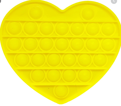 Сенсорная игрушка антистресс - сердце yellow POP IT Игрушка антистресс "нажми на пузырь"
Сенсорная игрушка антистресс - сердце yellow POP IT Игрушка антистресс "нажми на пузырь"