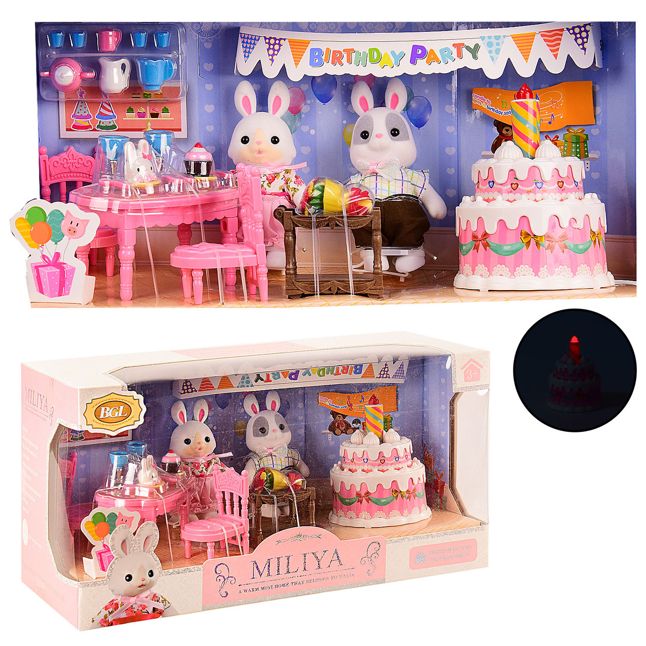Игровой набор с флоксовыми животными 55003 (24шт)День Рожденья, в наборе торт с муз+свет, в коробке
Игровой набор с флоксовыми животными 55003 (24шт)День Рожденья, в наборе торт с муз+свет, в коробке