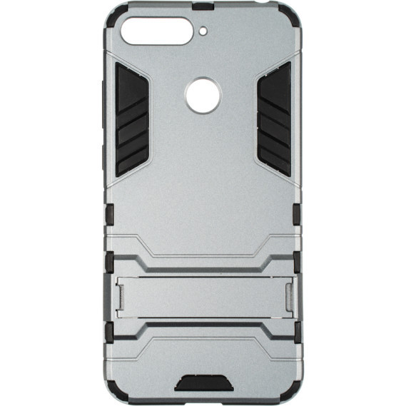 Ударопрочный чехол-подставка Transformer Case для Huawei Y6 Prime (2018), Серый
Ударопрочный чехол-подставка Transformer Case для Huawei Y6 Prime (2018), Серый