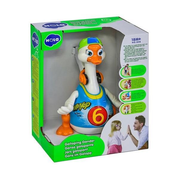 Интерактивная музыкальная игрушка Hola Toys Танцующий гусь (828-blue, Голубой;разноцветный
Интерактивная музыкальная игрушка Hola Toys Танцующий гусь (828-blue, Голубой;разноцветный