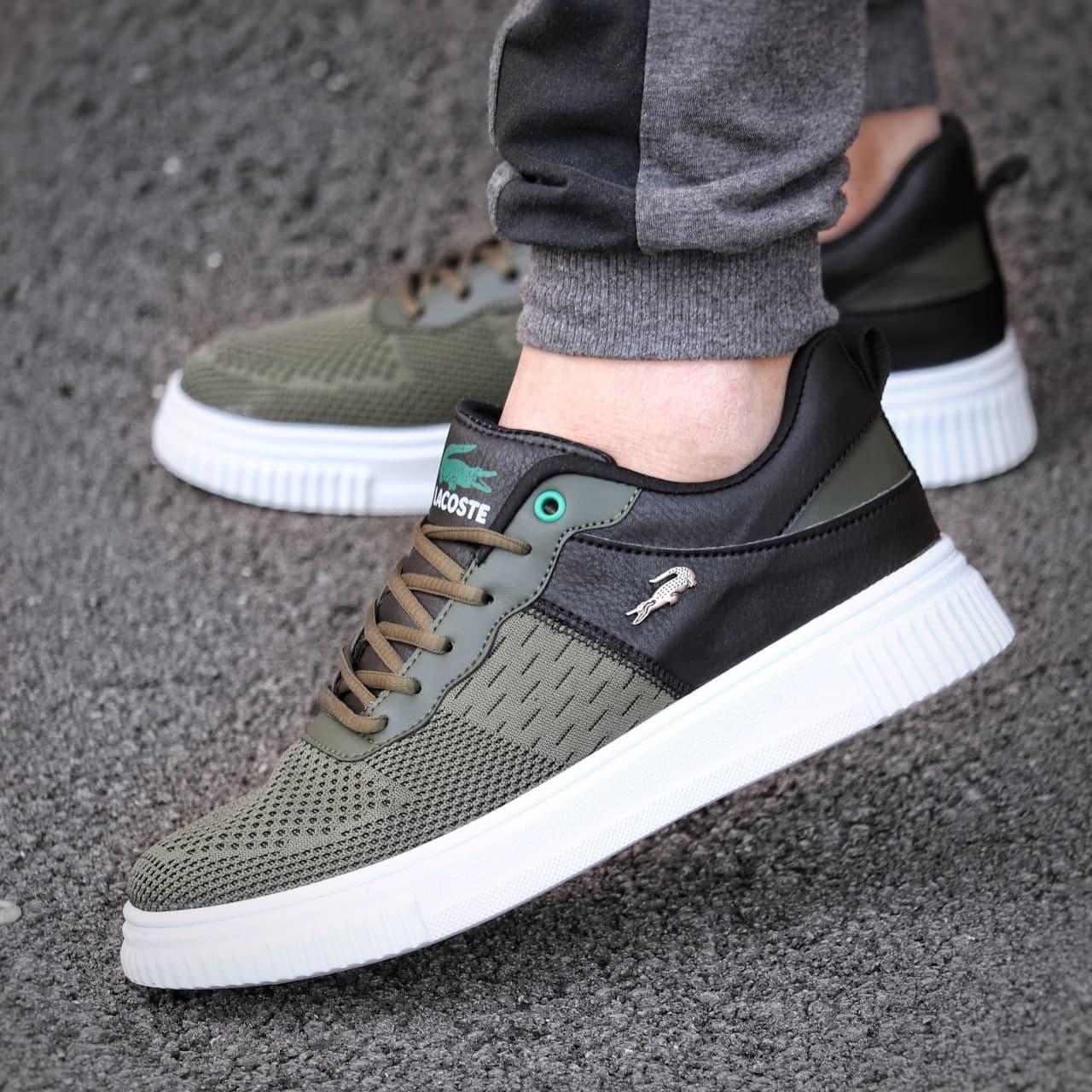 Кеды модные LACOSTE Сетка прессованная кожа весна-лето 2021 LUX Реплика (Размер 40) Khaki, Хаки
Кеды модные LACOSTE Сетка прессованная кожа весна-лето 2021 LUX Реплика (Размер 40) Khaki, Хаки