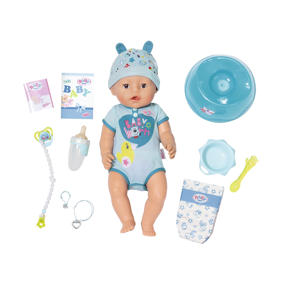 Кукла BABY BORN серии "Нежные объятия" - ОЧАРОВАТЕЛЬНЫЙ МАЛЫШ (43 см, с аксессуарами)
Кукла BABY BORN серии "Нежные объятия" - ОЧАРОВАТЕЛЬНЫЙ МАЛЫШ (43 см, с аксессуарами)