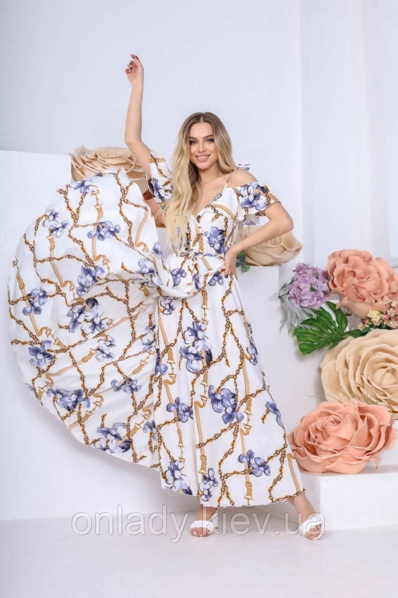 Легкое летнее платье сарафан в пол с рукавчиками крылышками, XL/XXL, разноцветный
Легкое летнее платье сарафан в пол с рукавчиками крылышками, XL/XXL, разноцветный