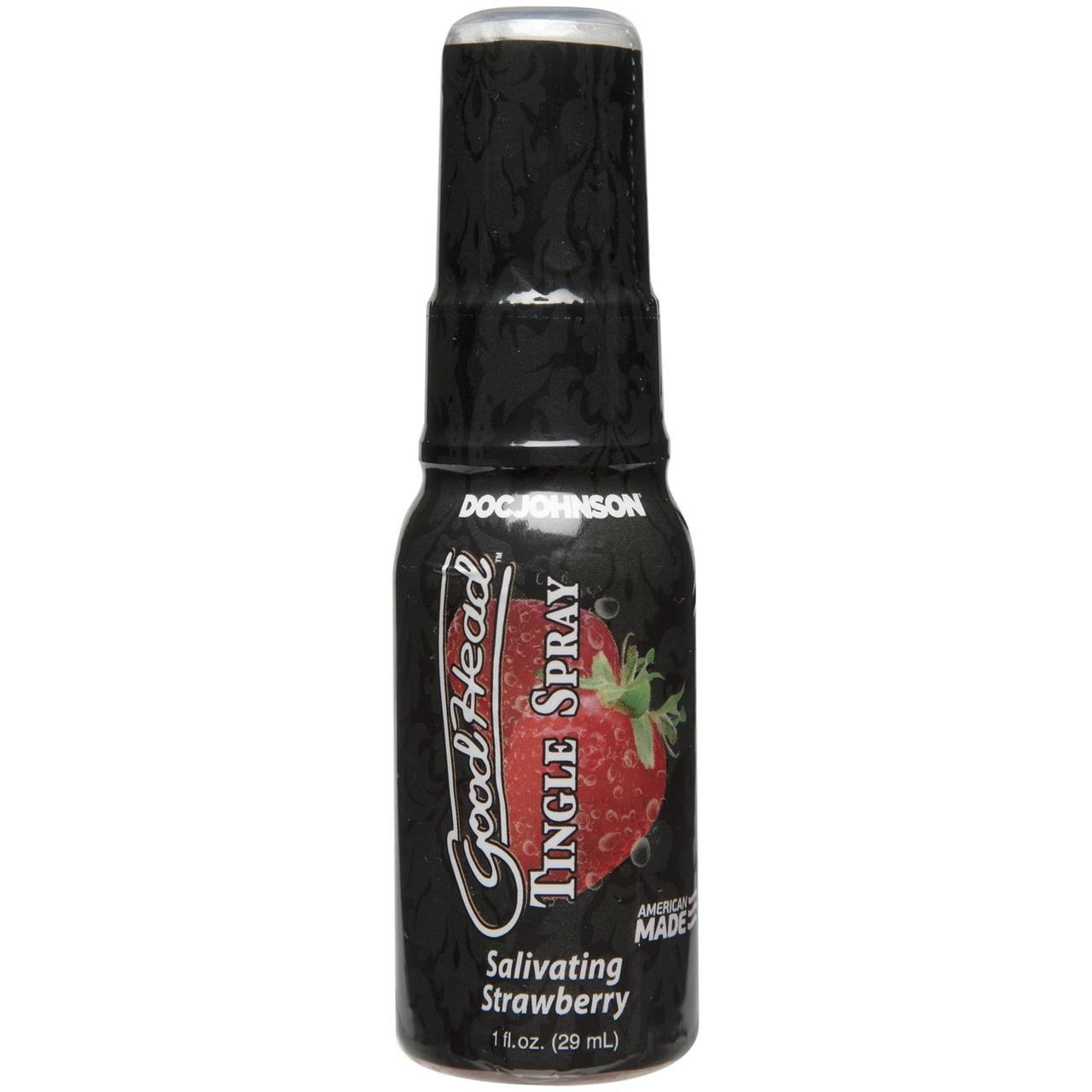 Спрей для минета с охлаждающим эффектом и вкусом клубники Doc Johnson GoodHead Tingle Spray 29 мл
Спрей для минета с охлаждающим эффектом и вкусом клубники Doc Johnson GoodHead Tingle Spray 29 мл