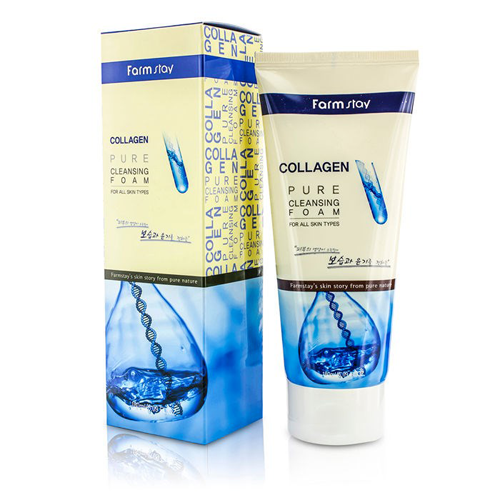 Пенка для умывания на основе экстракта колагена Farm Stay Collagen Pure Cleansing Foam 180мл
Пенка для умывания на основе экстракта колагена Farm Stay Collagen Pure Cleansing Foam 180мл