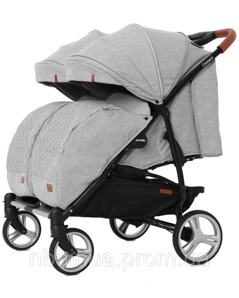 Прогулочная коляска для двойни CARRELLO Connect CRL-5502/1 Rock Gray с люлькой и дождевиком, Серый
Прогулочная коляска для двойни CARRELLO Connect CRL-5502/1 Rock Gray с люлькой и дождевиком, Серый