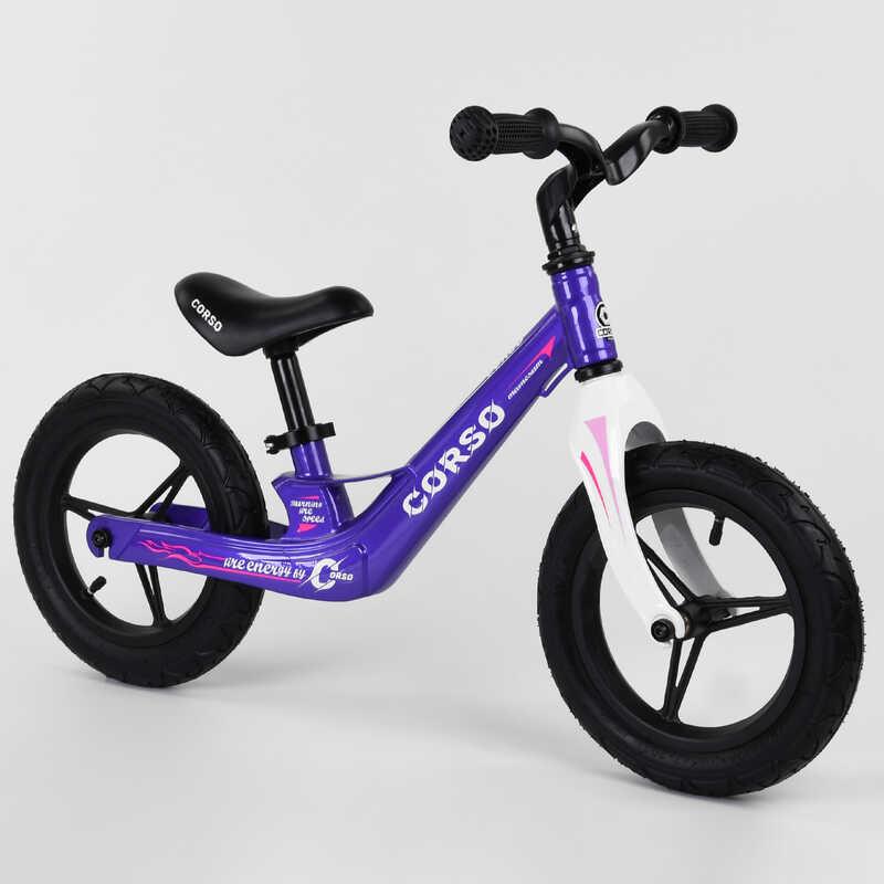 Велобег детский с надувными колёсами, магниевой рамой и магниевым рулем Corso Purple/White (22709), Фиолетовый/белый
Велобег детский с надувными колёсами, магниевой рамой и магниевым рулем Corso Purple/White (22709), Фиолетовый/белый