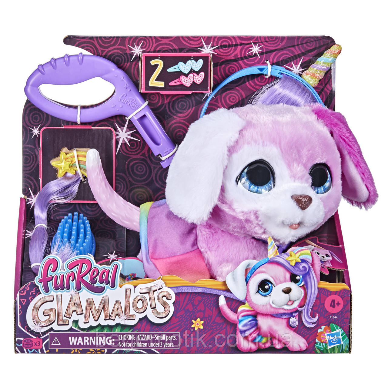 Furreal Friends Интерактивный Гламурный Щенок на поводке от Hasbro FurReal Glamalots , Grooming Accessories, Бежевый
Furreal Friends Интерактивный Гламурный Щенок на поводке от Hasbro FurReal Glamalots , Grooming Accessories, Бежевый