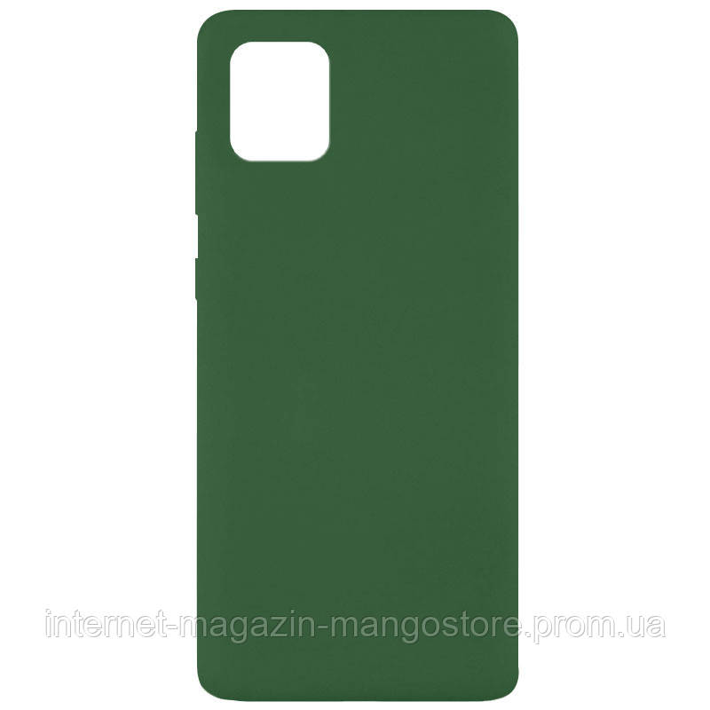 Чехол Silicone Cover Full without Logo (A) для Samsung Galaxy Note 10 Lite (A81), Зеленый / dark green
Чехол Silicone Cover Full without Logo (A) для Samsung Galaxy Note 10 Lite (A81), Зеленый / dark green